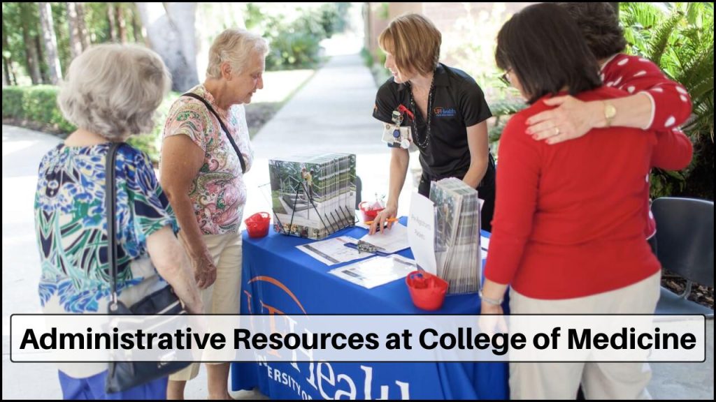 Administrative Resources at College of Medicine